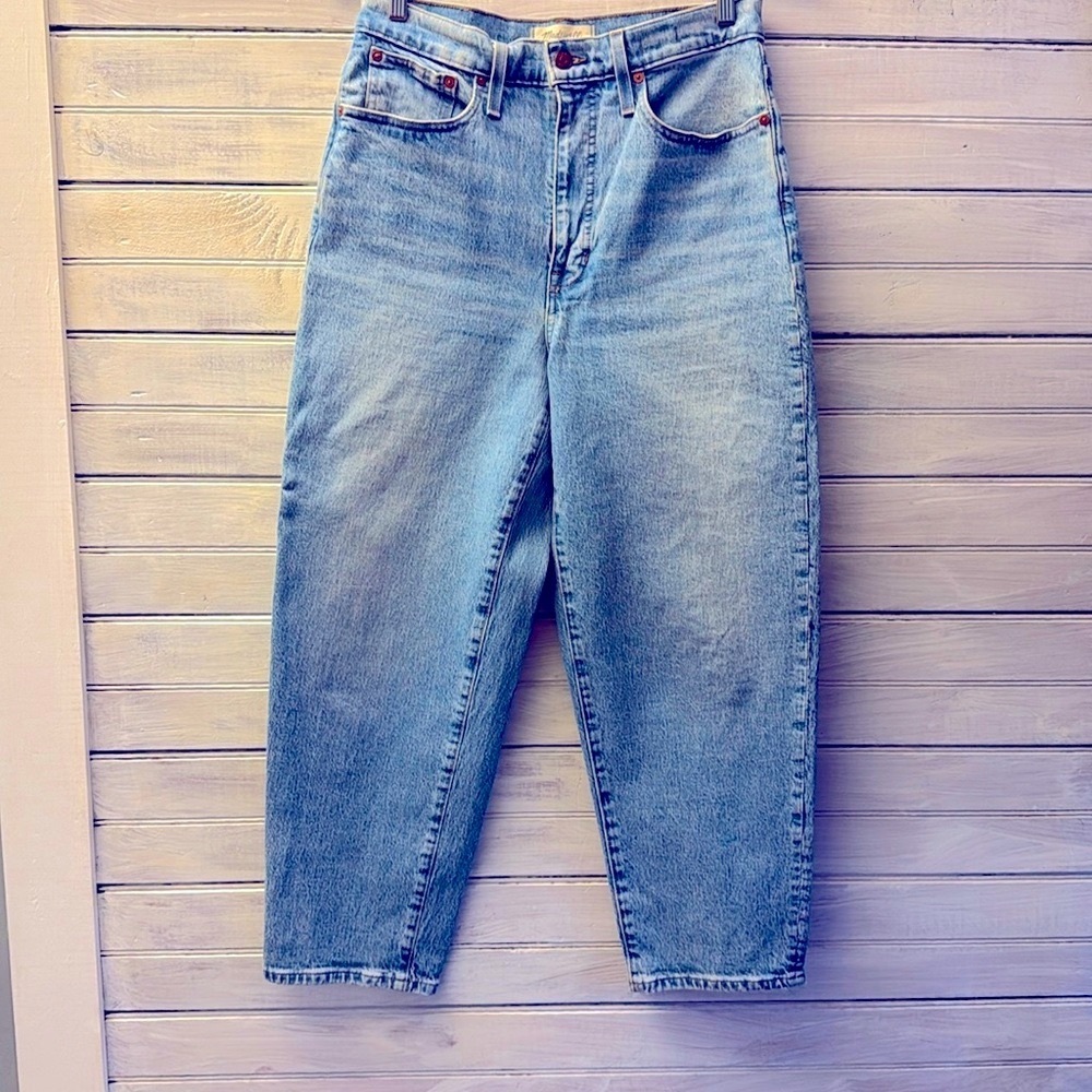 Madewell high waist balloon jeans NWT
